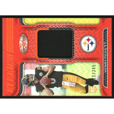 2022 Certified New Generation Jerseys Mirror Orange #1 Kenny Pickett/249