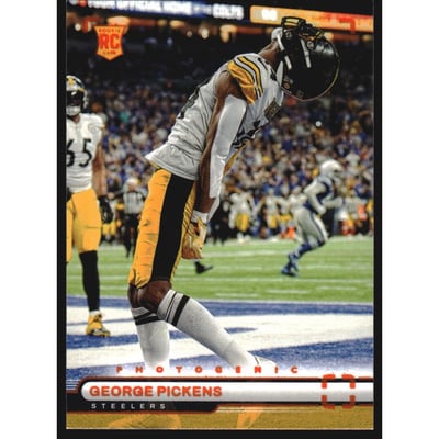 2022 Panini Chronicles Photogenic Orange #43 George Pickens