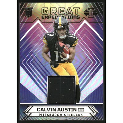 2022 Panini Illusions Great Expectations Materials #36 Calvin Austin III