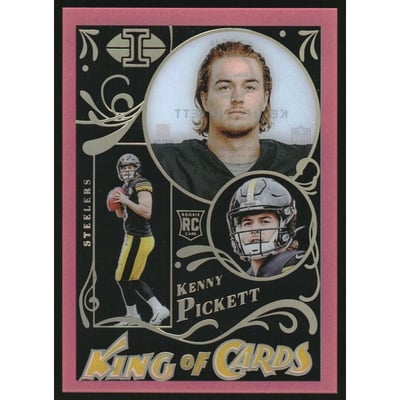 2022 Panini Illusions King of Cards Pink #16 Kenny Pickett
