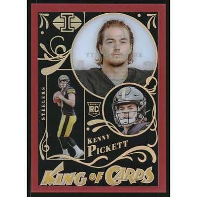 2022 Panini Illusions King of Cards Red #16 Kenny Pickett