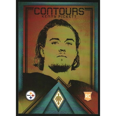 2022 Panini Phoenix Contours Teal #16 Kenny Pickett