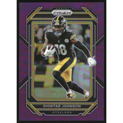 2022 Panini Prizm Prizms Purple #246 Diontae Johnson