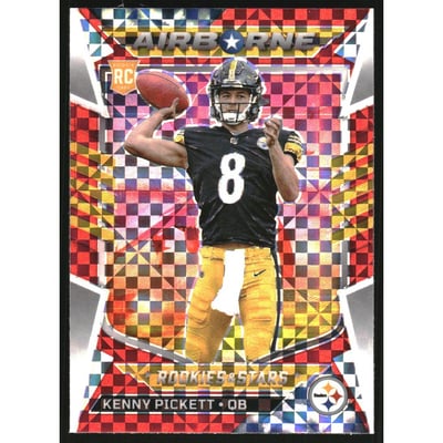 2022 Rookies and Stars Airborne Red Plaid #17 Kenny Pickett