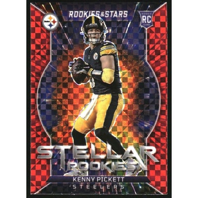 2022 Rookies and Stars Stellar Rookies Red Plaid #1 Kenny Pickett