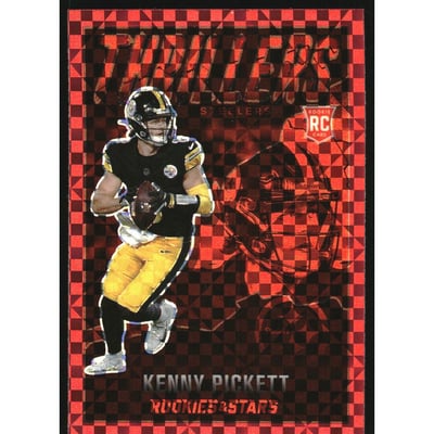 2022 Rookies and Stars Thrillers Red Plaid #19 Kenny Pickett