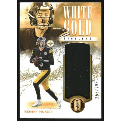 2023 Panini Gold Standard White Gold Materials #26 Kenny Pickett