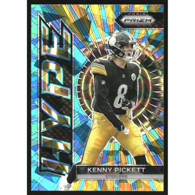 2023 Panini Prizm Hype Prizms Blue Ice #5 Kenny Pickett