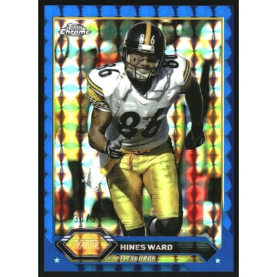 2023 Topps Composite Chrome Blue Geometric Refractors #8 Hines Ward