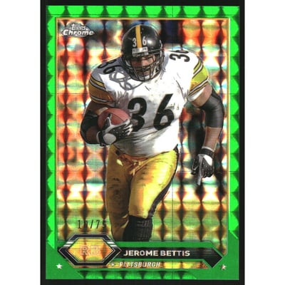2023 Topps Composite Chrome Green Geometric Refractors #26 Jerome Bettis