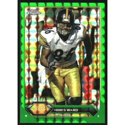 2023 Topps Composite Chrome Green Geometric Refractors #8 Hines Ward