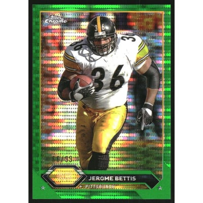 2023 Topps Composite Chrome Green Sonar Refractors #26 Jerome Bettis