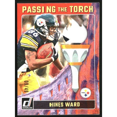 2024 Donruss Passing the Torch Jerseys #7 Hines Ward/George Pickens
