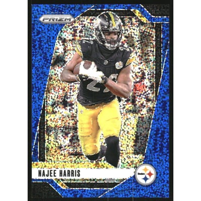 2024 Panini Prizm Prizms Blue Sparkle #241 Najee Harris
