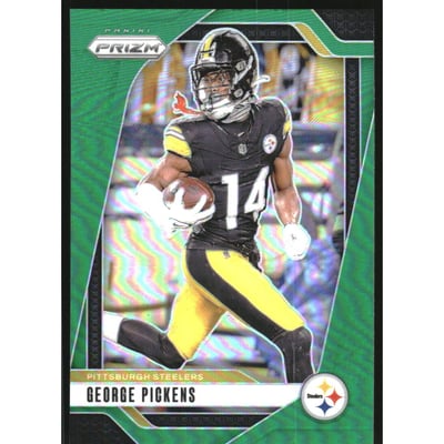 2024 Panini Prizm Prizms Green #243 George Pickens