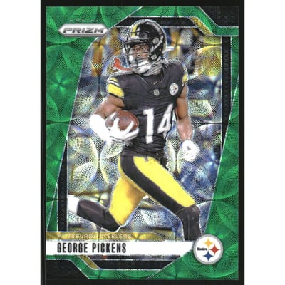 2024 Panini Prizm Prizms Green Scope #243 George Pickens