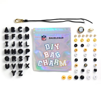 Pittsburgh Steelers BaubleBar Mini Custom Bag Charm Bead Kit