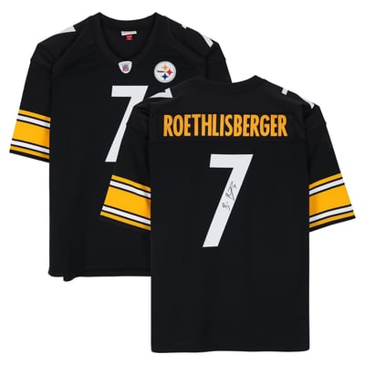 Ben Roethlisberger Pittsburgh Steelers Autographed Fanatics Authentic Black Mitchell & Ness 2004 Authentic Jersey