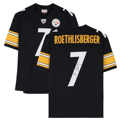 Ben Roethlisberger Pittsburgh Steelers Autographed Fanatics Authentic Black Mitchell & Ness 2004 Replica Jersey