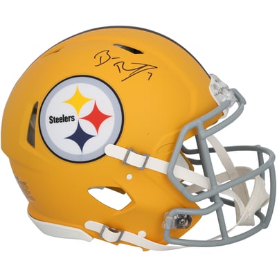 Ben Roethlisberger Pittsburgh Steelers Autographed Fanatics Authentic Riddell 2025 Alternate Speed Authentic Helmet