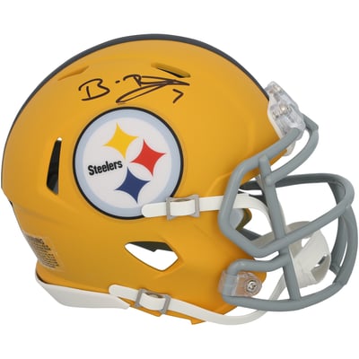 Ben Roethlisberger Pittsburgh Steelers Autographed Fanatics Authentic Riddell 2025 Alternate Speed Mini Helmet