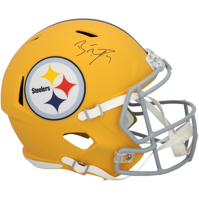 Ben Roethlisberger Pittsburgh Steelers Autographed Fanatics Authentic Riddell 2025 Alternate Speed Replica Helmet