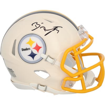 Ben Roethlisberger Pittsburgh Steelers Autographed Fanatics Authentic Riddell Retro Speed Mini Helmet