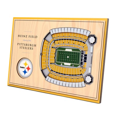 Pittsburgh Steelers Fanpoint 14'' x 10.5'' 3D StadiumView Desktop Display
