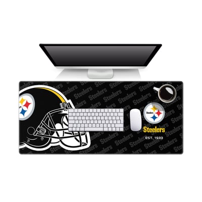 Pittsburgh Steelers Fanpoint 15.7" x 35.4" Logo Series Desk Pad