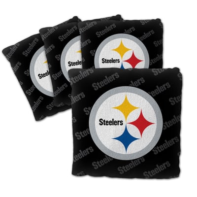 Pittsburgh Steelers Fanpoint Four-Piece Cornhole Bag Set