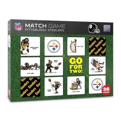 Pittsburgh Steelers Fanpoint Licensed Memory Match Game