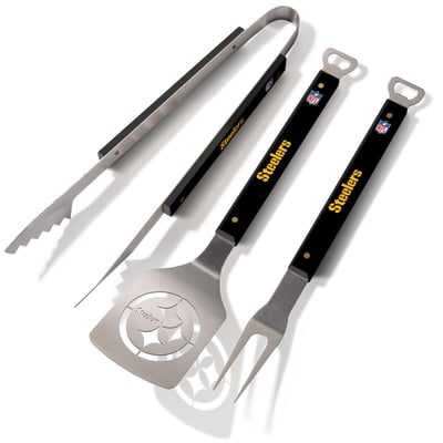 Pittsburgh Steelers Fanpoint Spirit Series 3-Piece BBQ Set