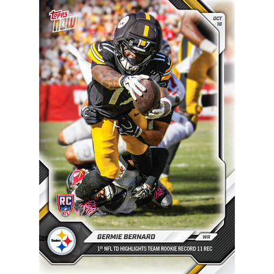Germie Bernard - 2026-27 NFL Topps NOW® - Card 64 - LOOK FOR AUTOS