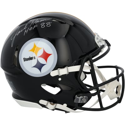 Jack Ham Pittsburgh Steelers Autographed Fanatics Authentic Riddell Speed Authentic Helmet with "HOF 88" Inscription