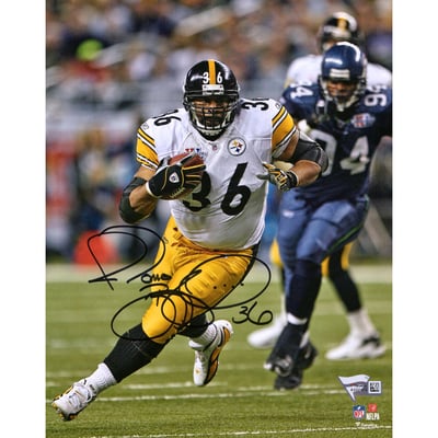 Jerome Bettis Pittsburgh Steelers Fanatics Authentic Autographed 8" x 10" White Running Photograph