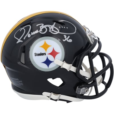 Jerome Bettis Pittsburgh Steelers Autographed Fanatics Authentic Riddell Speed Mini Helmet