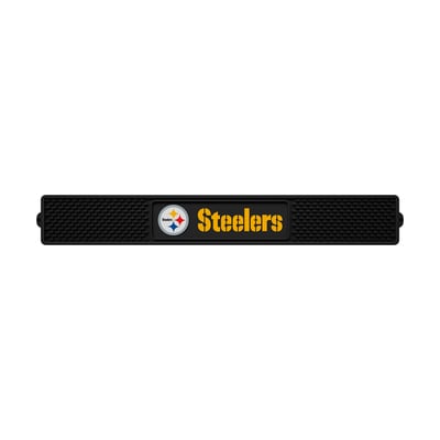 Pittsburgh Steelers Logo Brands 3.25" x 24" Drink Mat