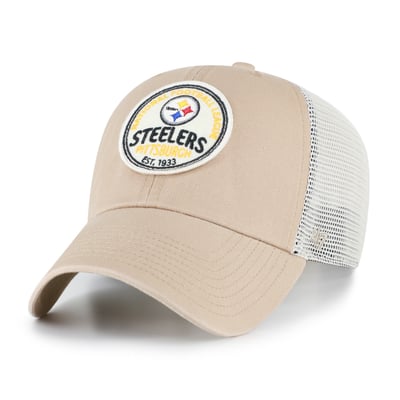 Pittsburgh Steelers '47 Felton Clean Up Adjustable Hat - Khaki