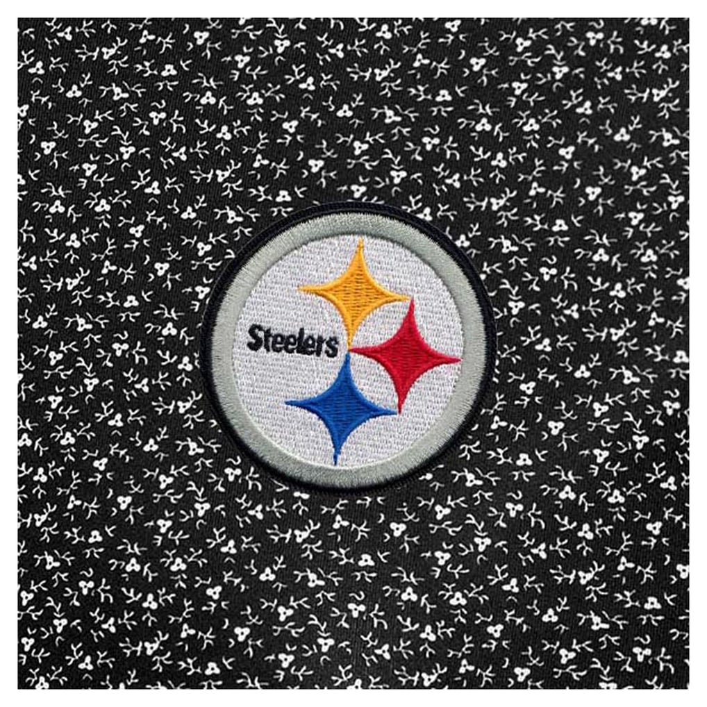 Vegorus Men's Pittsburgh Steelers Antigua Black Vigorous Polo