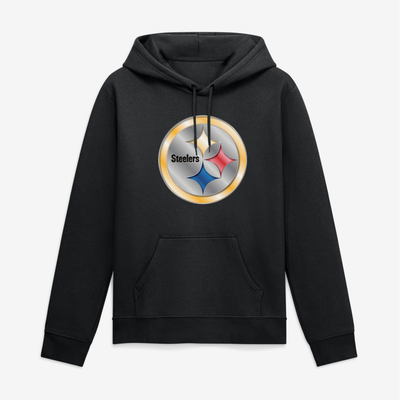 Pittsburgh Steelers Big & Tall Forged Mascot Hoodie - Black