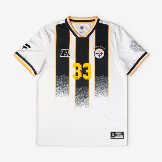 Pittsburgh Steelers Fanatics Football x Football V-Neck Fan Top - White