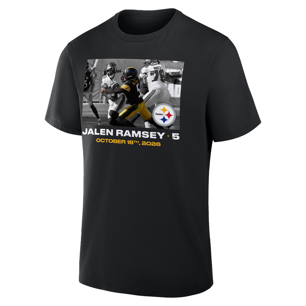 Frtures Men's Pittsburgh Steelers Jalen Ramsey Black NFL Flash Features Week 6 ...