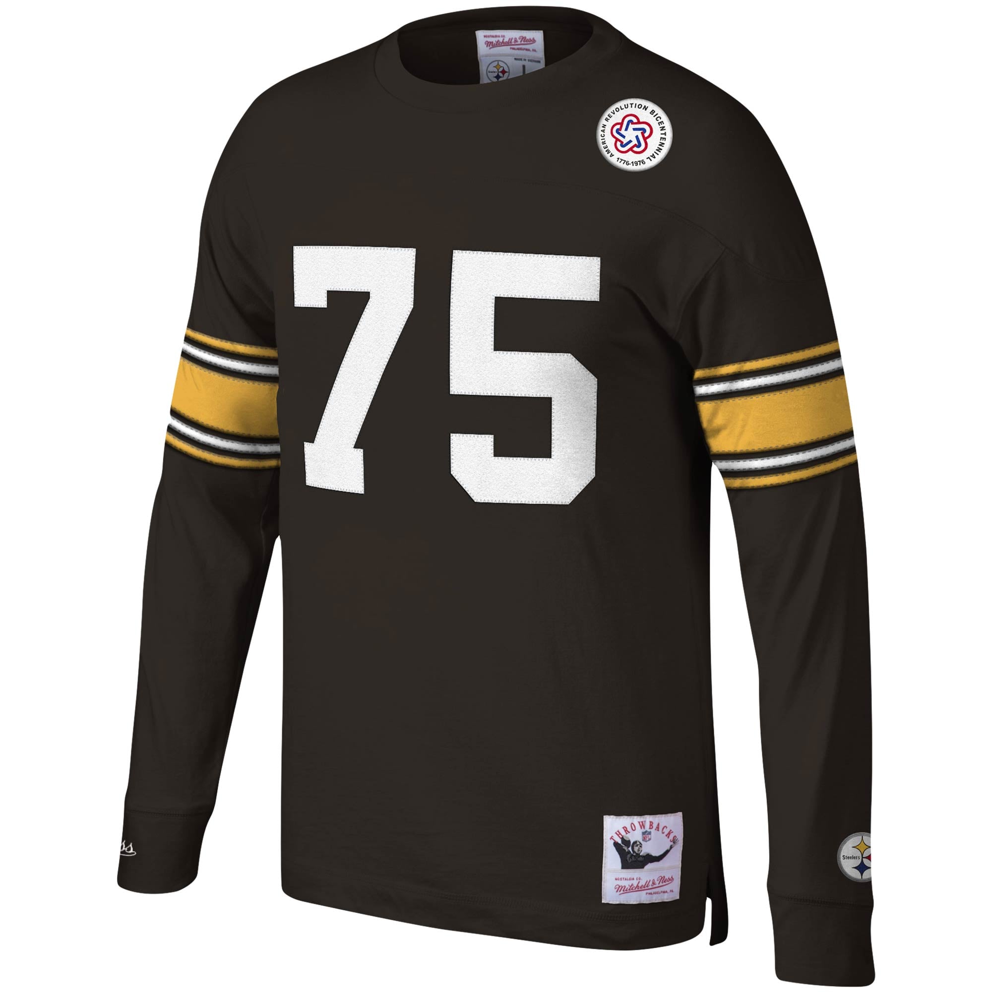 Men's Pittsburgh Steelers Joe Greene Mitchell & Ness Black Retired