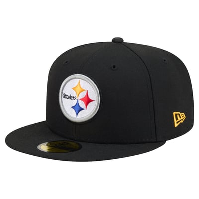Pittsburgh Steelers New Era 59FIFTY Fitted Hat - Black