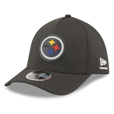  Pittsburgh Steelers New Era Tonal 39THIRTY A-Frame Flex Hat - Black