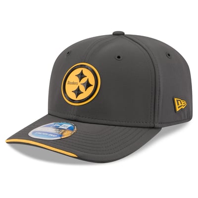 Pittsburgh Steelers New Era 2026 Sideline Cold Weather  9SEVENTY Adjustable Hat - Charcoal