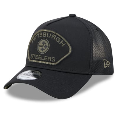 Pittsburgh Steelers New Era x BJ Betts 2026 Salute To Service 9FORTY Adjustable Hat - Black