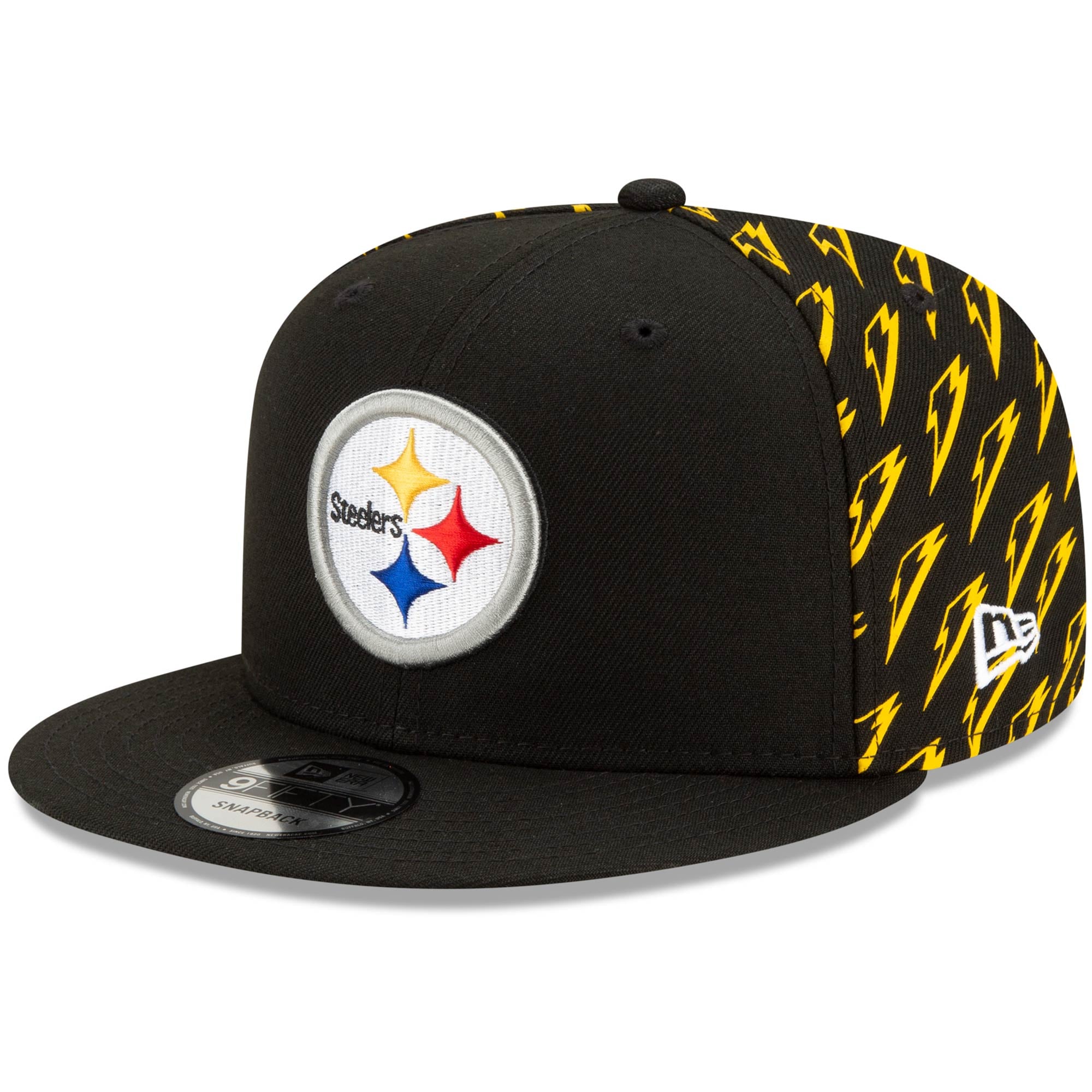 Men's Pittsburgh Steelers New Era x Gatorade Black 9FIFTY Snapback Hat