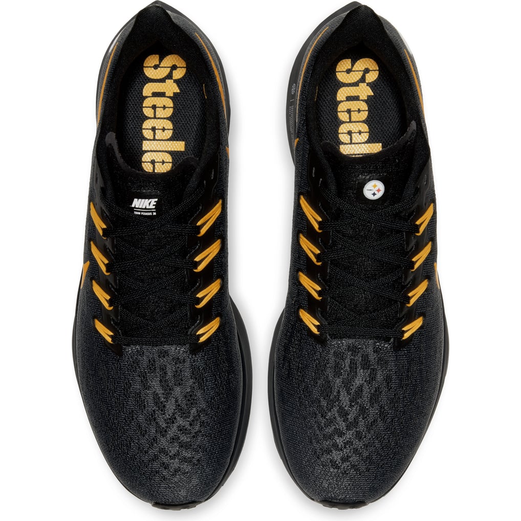 Pittsburgh Steelers Nike Air Zoom Pegasus 36 Running Shoes  display picture 1