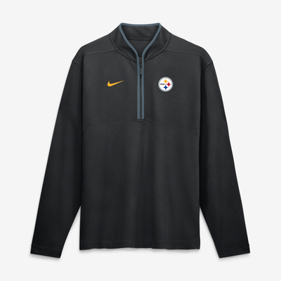  Pittsburgh Steelers Nike Dri-FIT Victory Half-Zip Pullover - Black